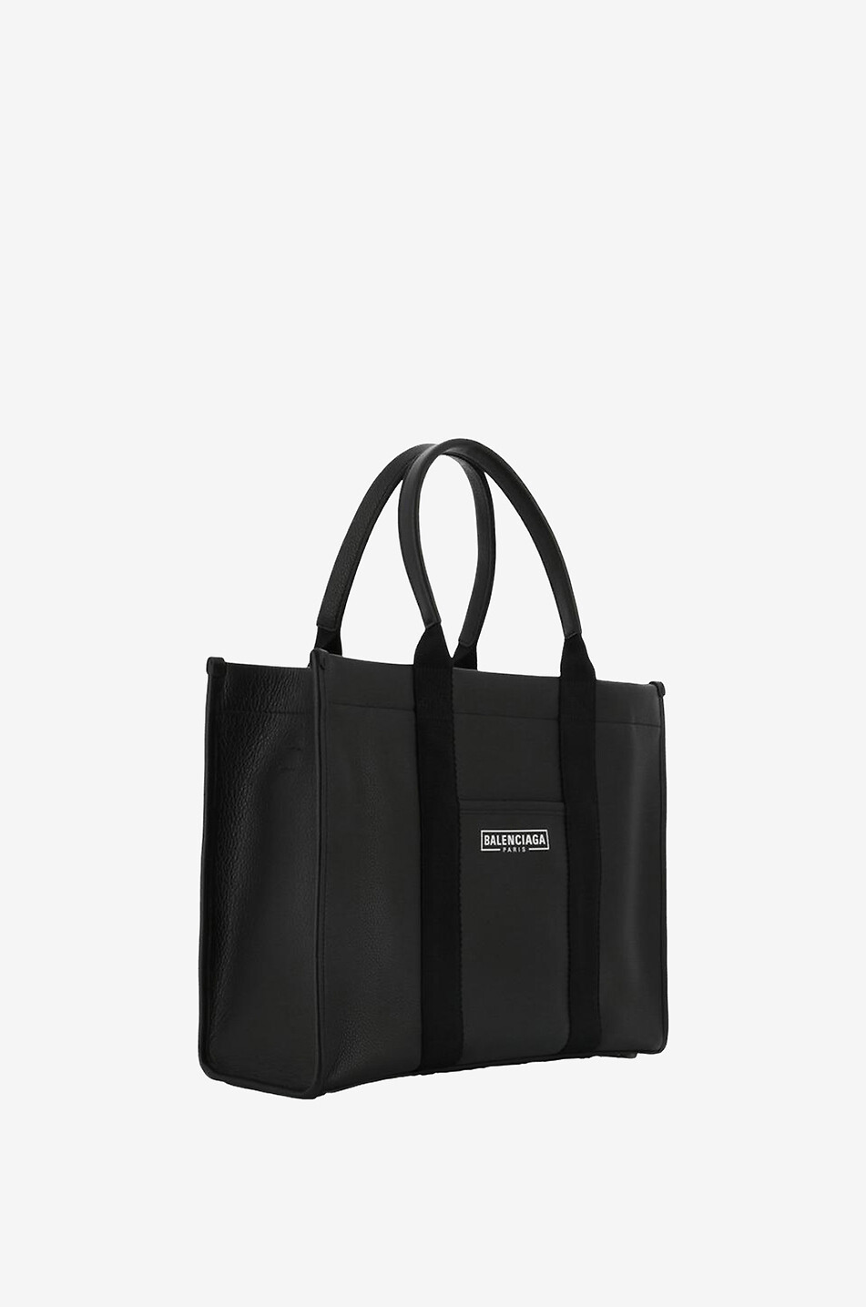 BALENCIAGA Shopper aus genarbtem Leder Hardware Tote Damen SCHWARZ 2