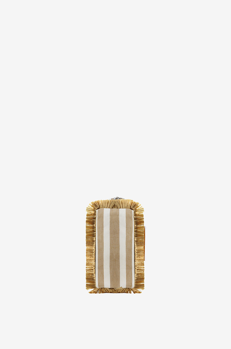 Melissa Beach striped sun-adorned toiletry bag