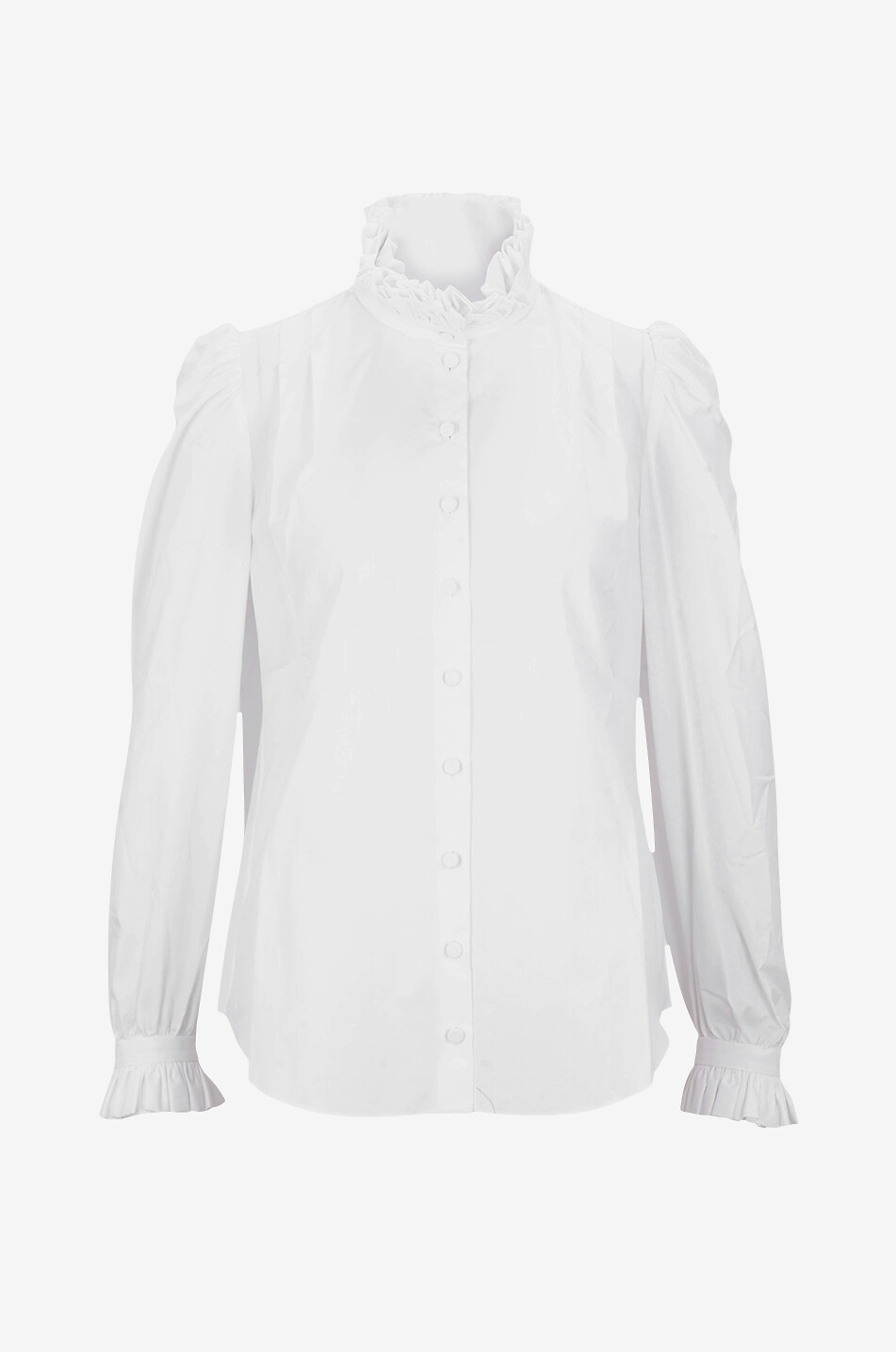 Rosanna ruffle collar poplin shirt