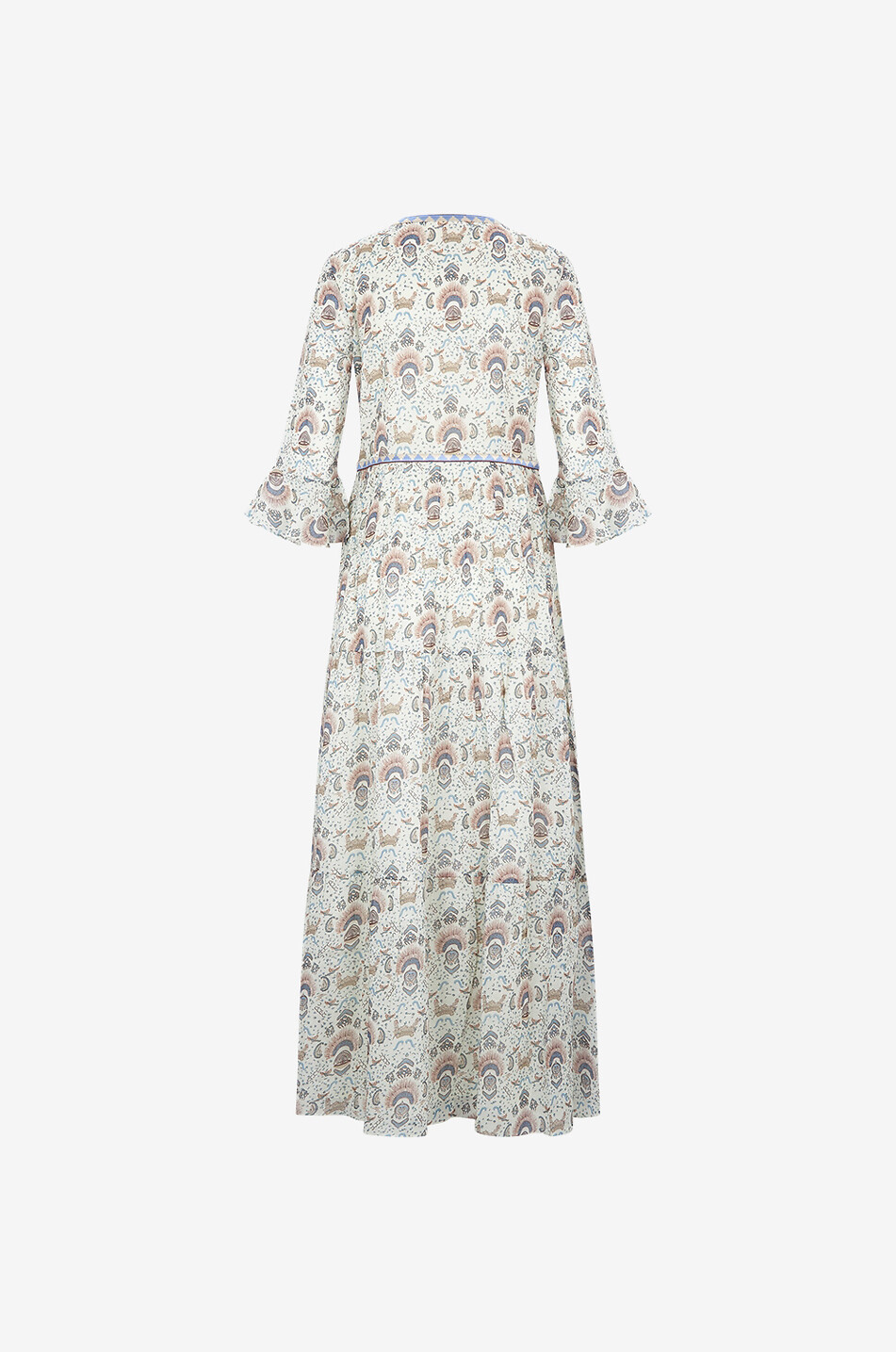 EMPORIO SIRENUSE Langes Kleid aus Baumwolle Bella Damen BUNT 2