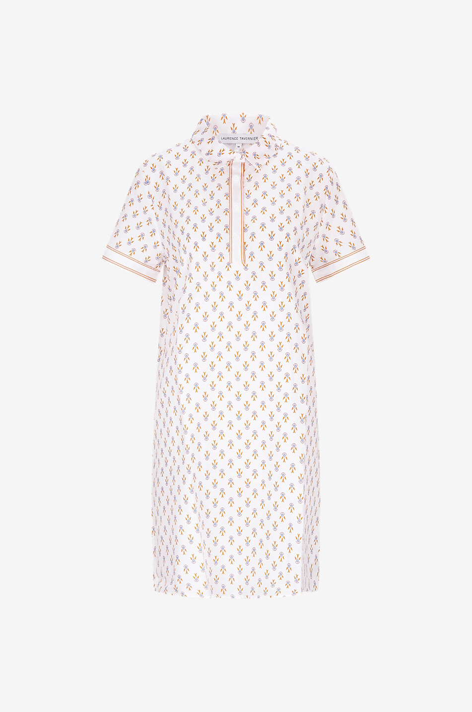 Chora cotton short-sleeved nightshirt
