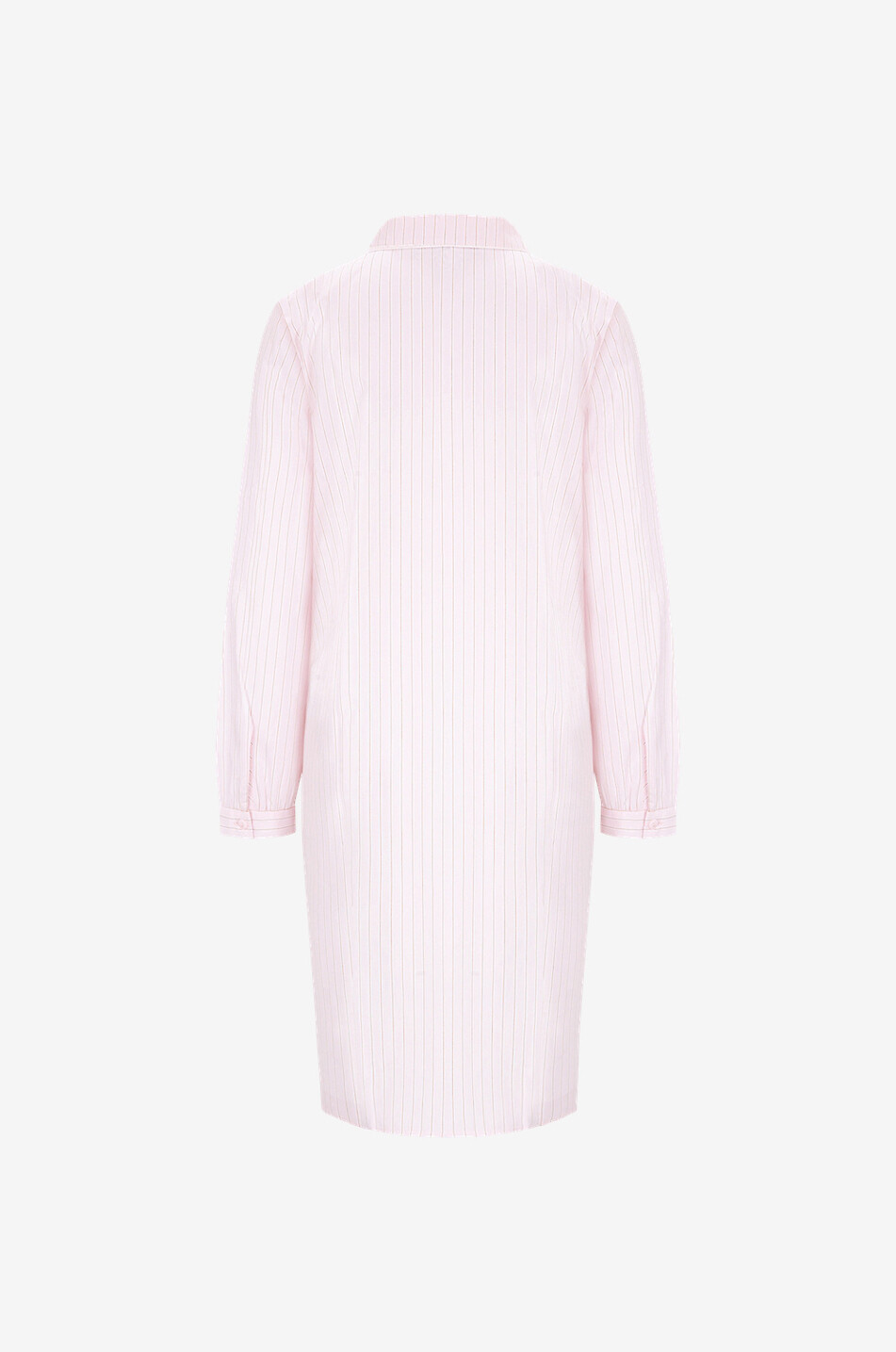 Chemise de nuit en coton Essentiel Rayé
