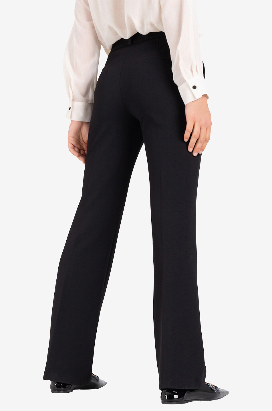 Cambio on sale Bundfaltenhose schwarz Business-Look