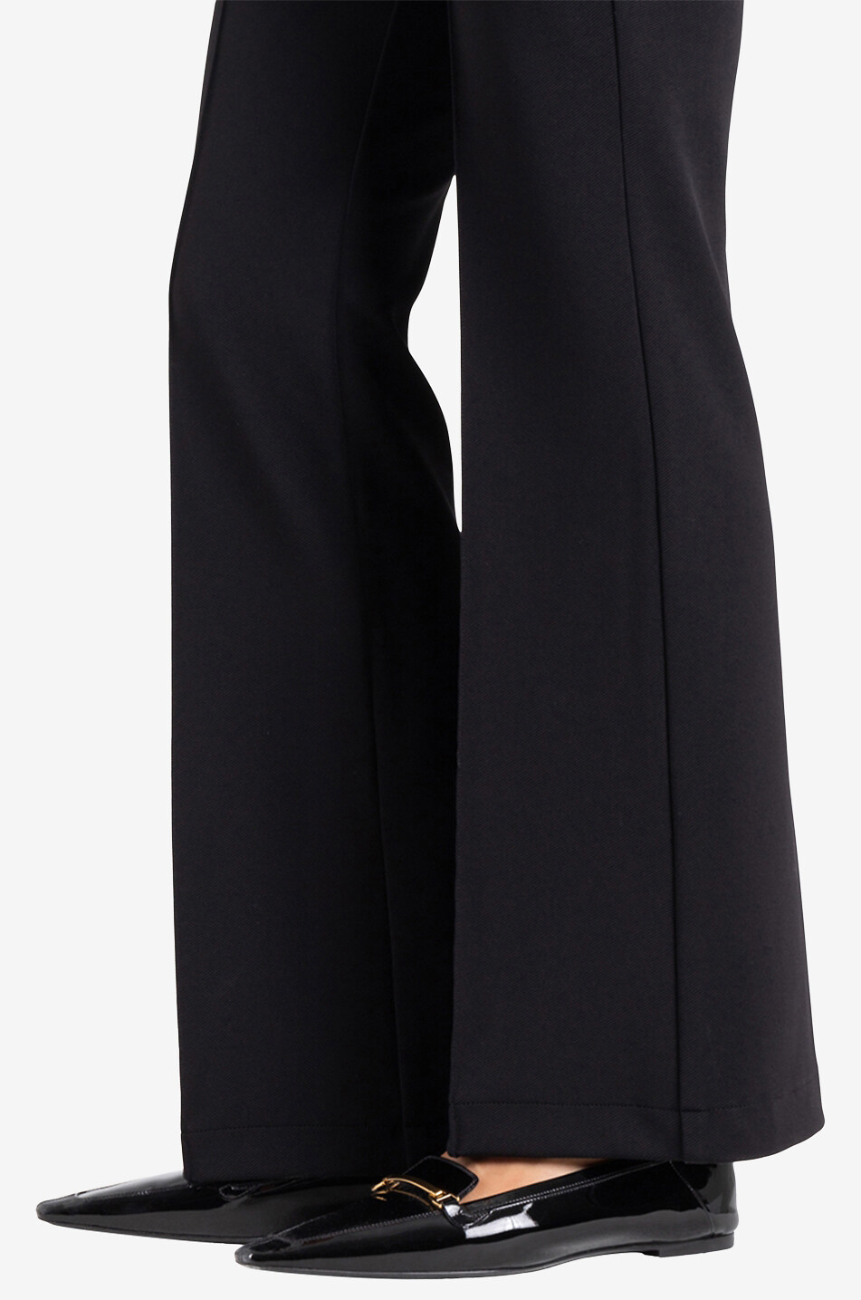 CAMBIO Pantalon évasé en sergé Francis Femme NOIR 6