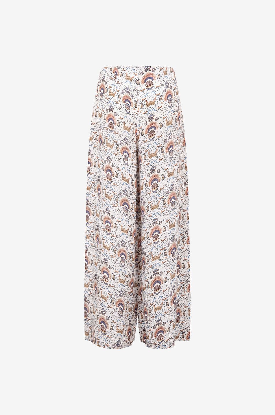 Pantalon large en soie Stephan