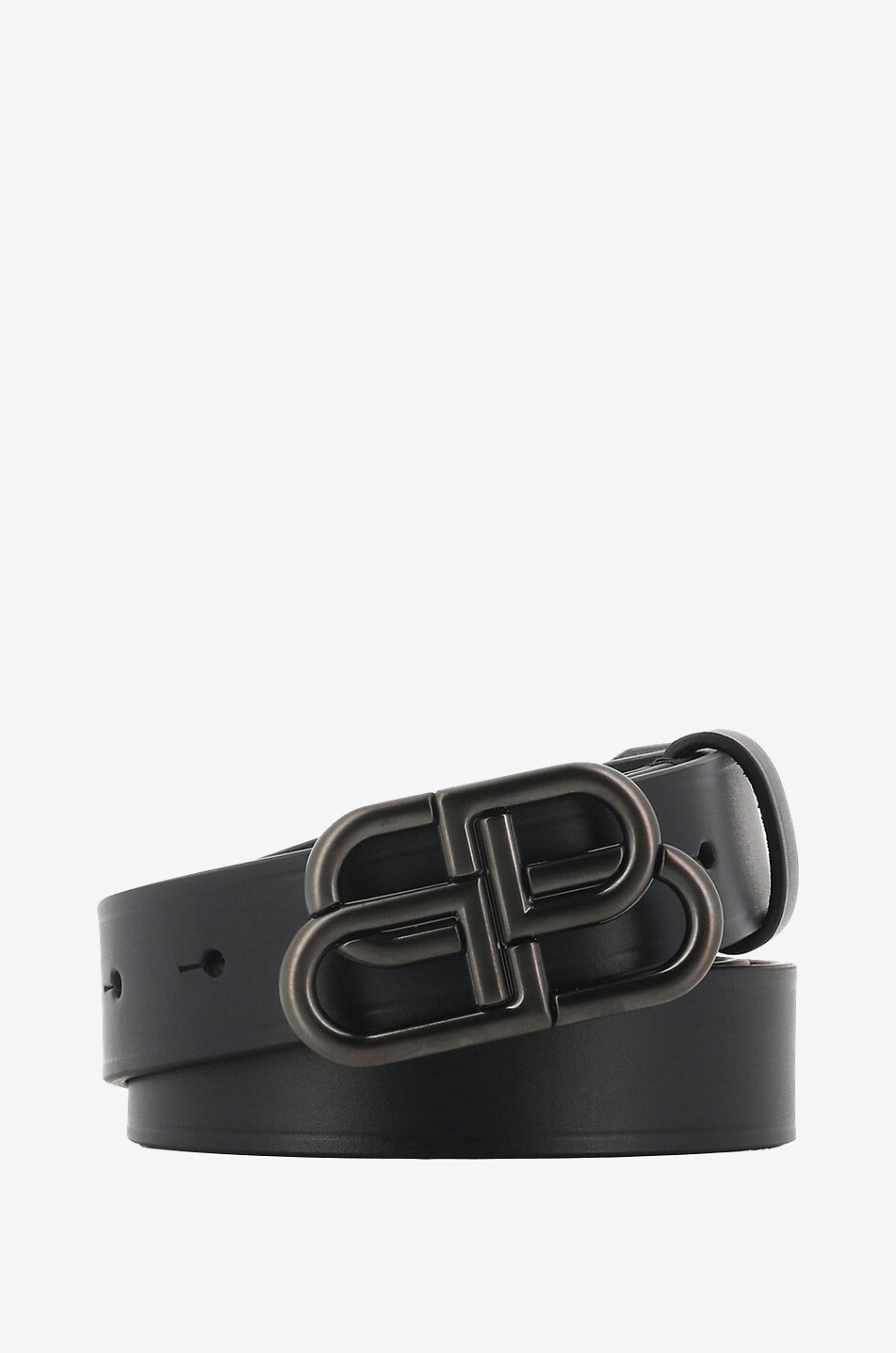 Ceinture fine en cuir lisse BB 25 mm BALENCIAGA Bongenie