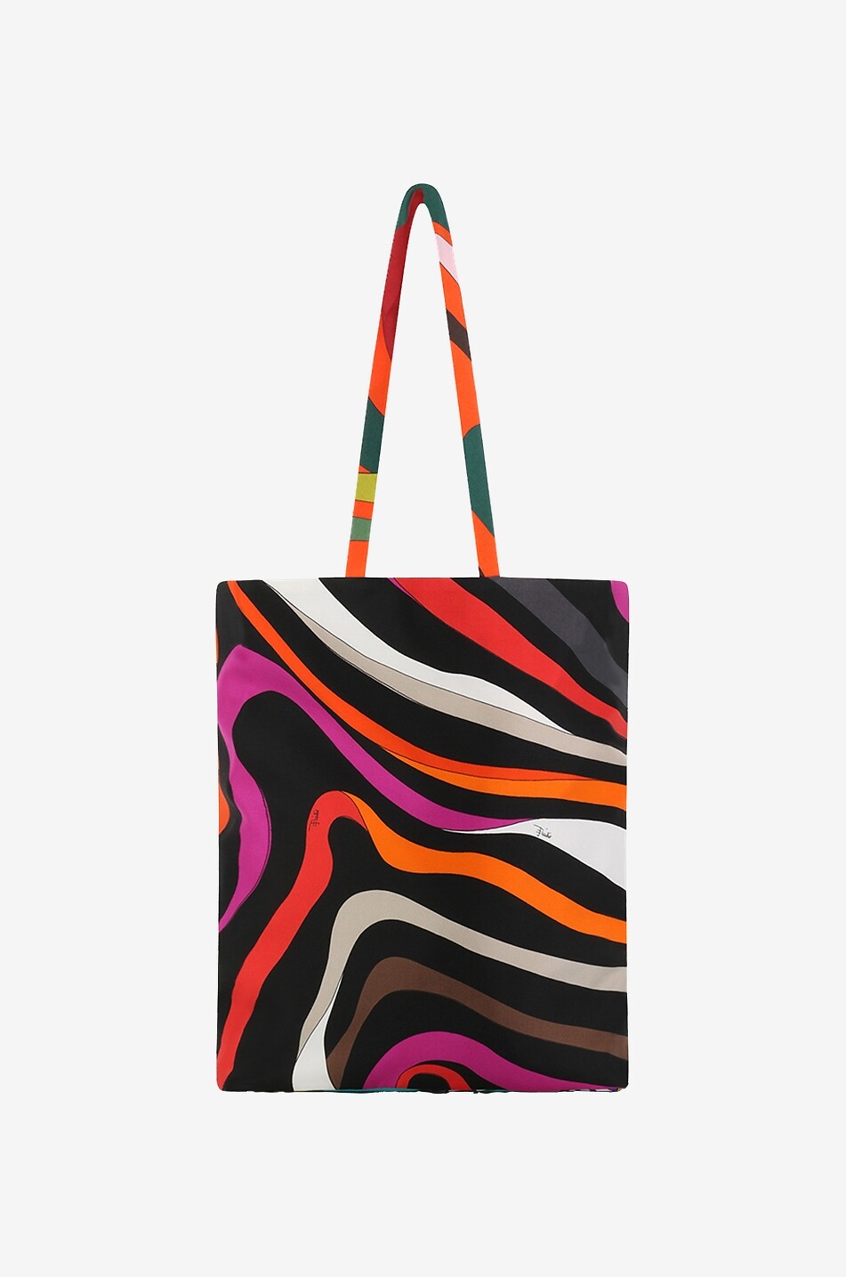 Gallery silk tote bag