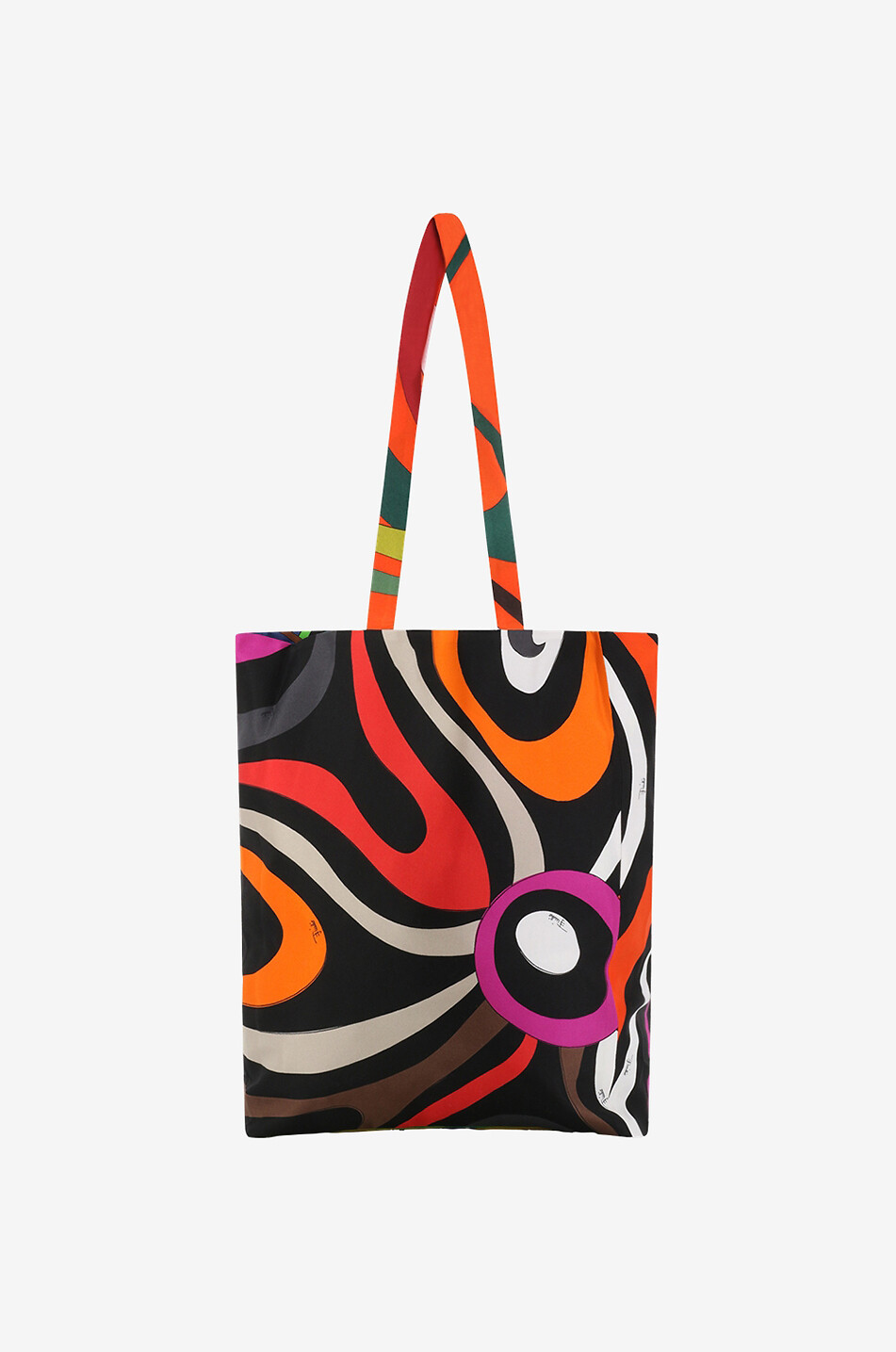 PUCCI Gallery silk tote bag Women MULTI COLOURED 3