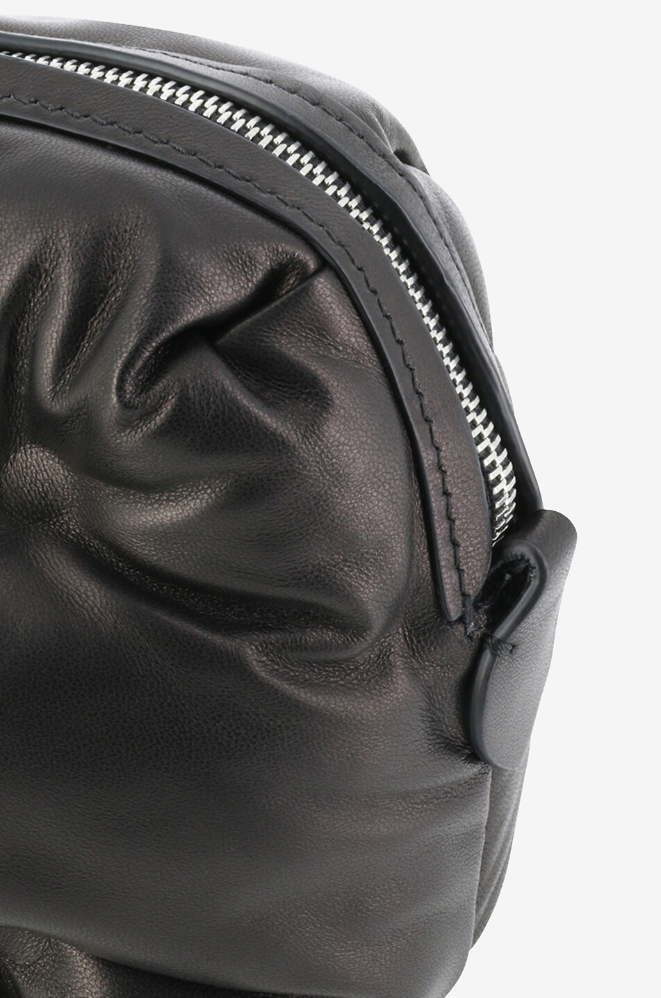 MAISON MARGIELA Sacoche en cuir nappa capitonné Caméra Glam Slam Homme NOIR 5