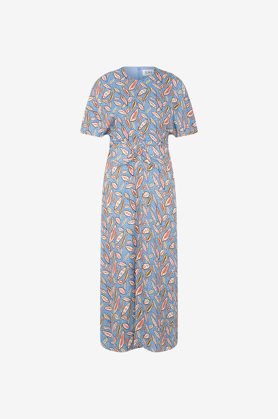 Marta Linden Sky midi crepe dress