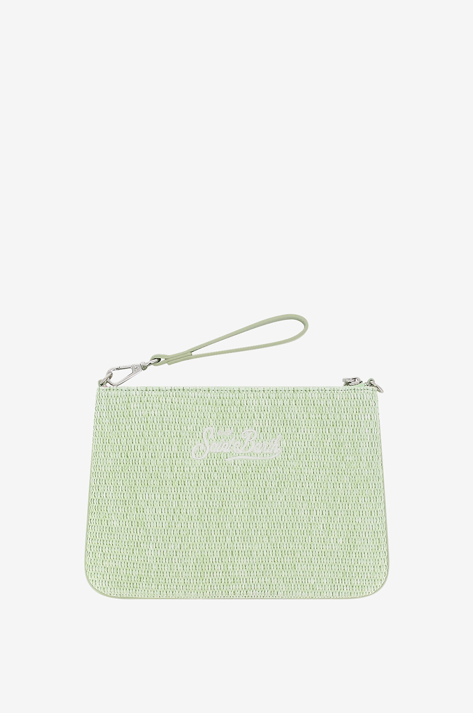 MC2 SAINT BARTH Clutch aus Bast und Perlen Parisienne Damen HELLGRÜN 2