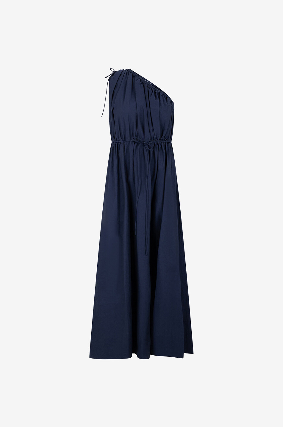 Robe asymétrique longue en coton mélangé Ashley