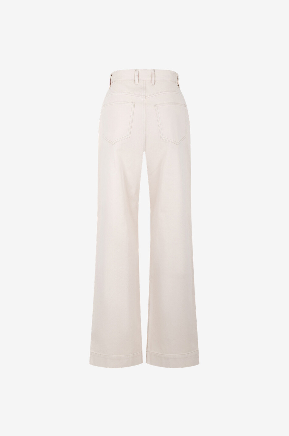 Ausgestellte Baumwollhose mit hoher Taille Alissio