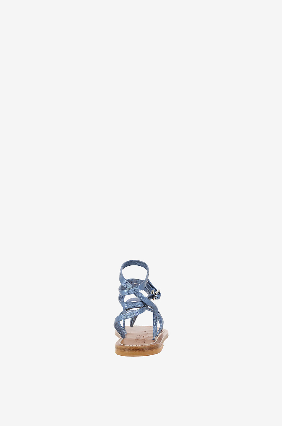 K JACQUES Sandales à lanières en cuir Zenobie Metyl Femme BLEU 4