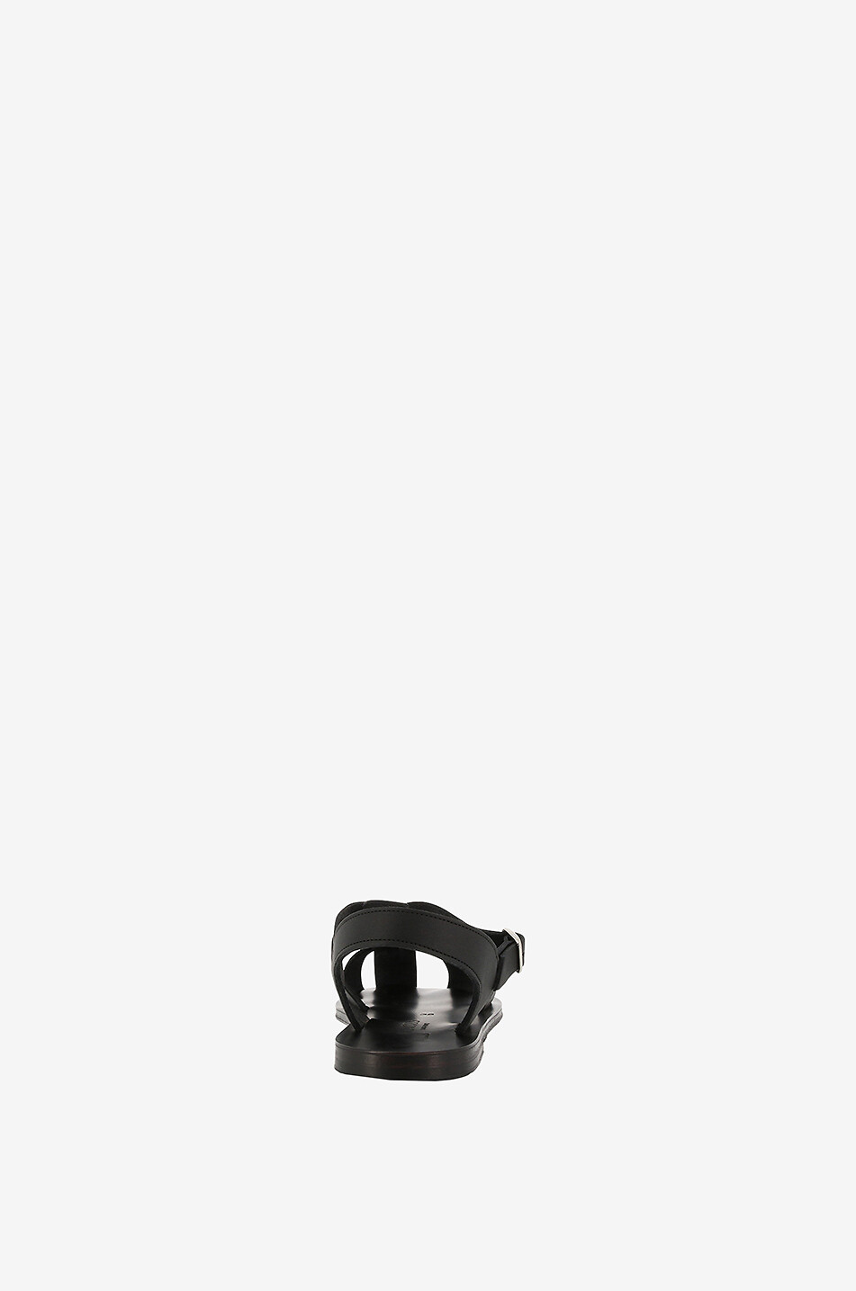 K JACQUES Balder leather flat sandals Women BLACK 4