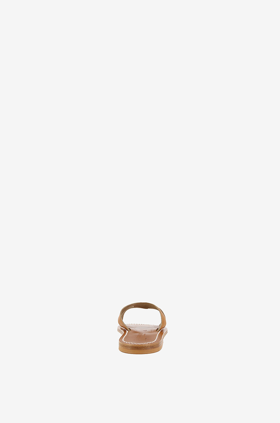 K JACQUES Sandales plates en cuir Menandre Femme MARRON CLAIR 4