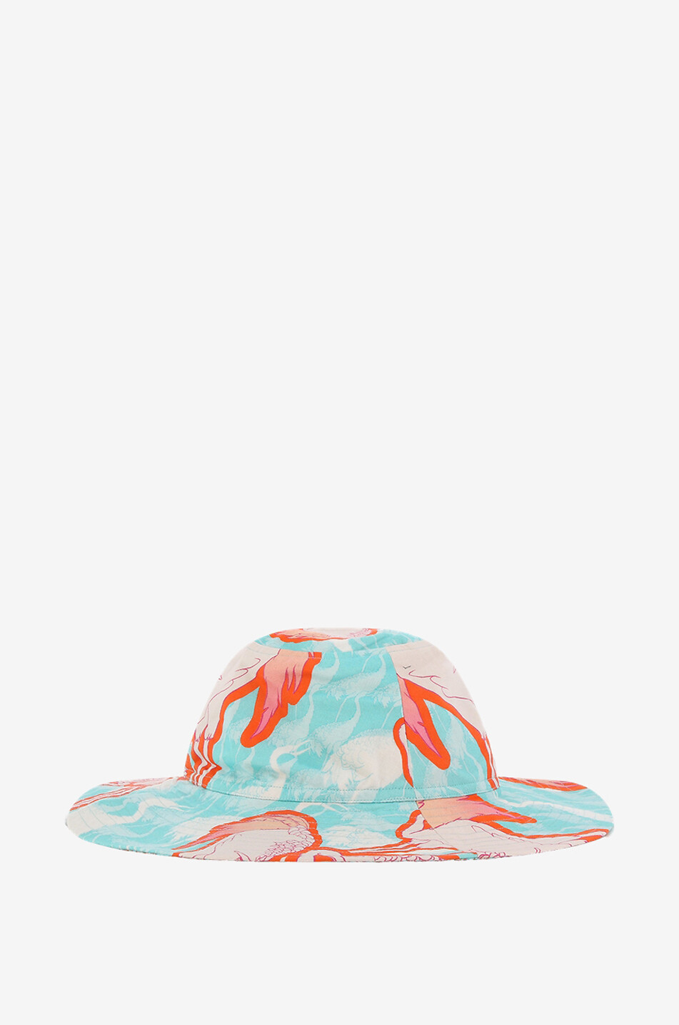 KARMA ON THE ROCKS Chapeau réversible en coton Femme BLEU CLAIR 2