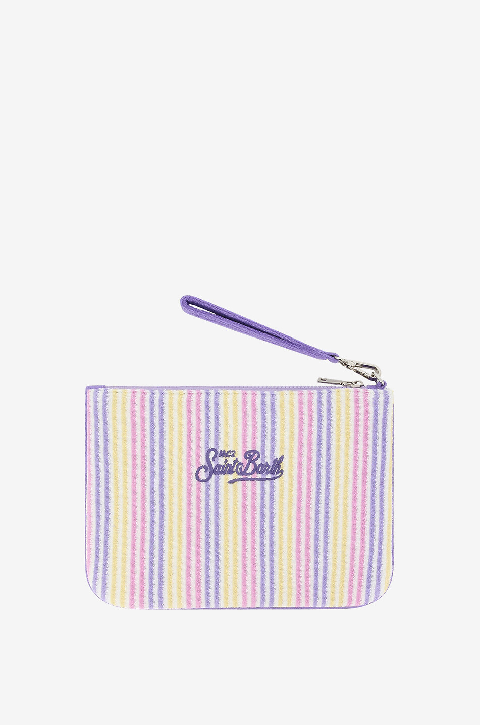 MC2 SAINT BARTH Pochette en coton Parisienne Femme VIOLET 2