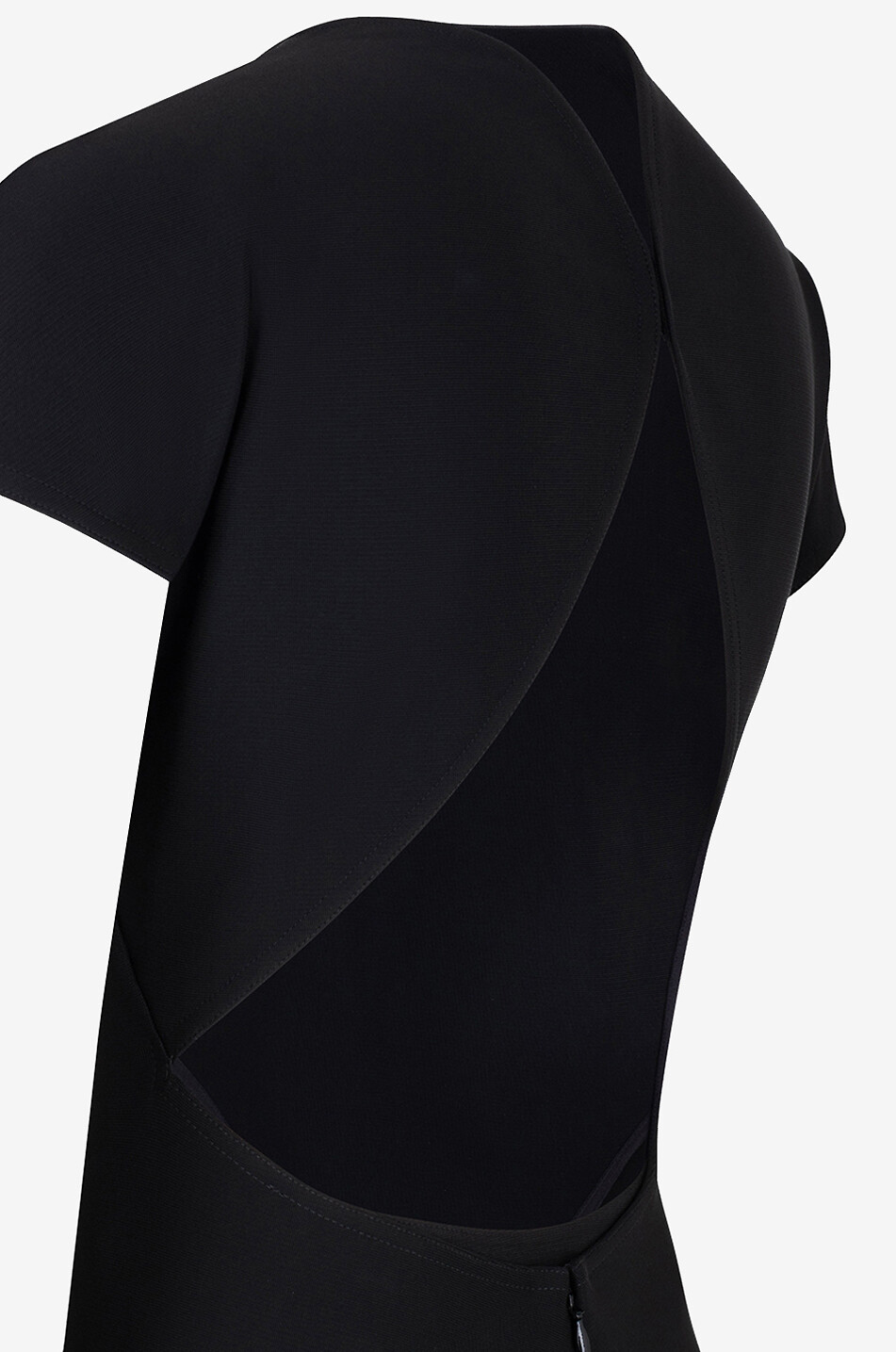 ALAÏA Robe fourreau longue en jersey Skulpting Corset Femme NOIR 3