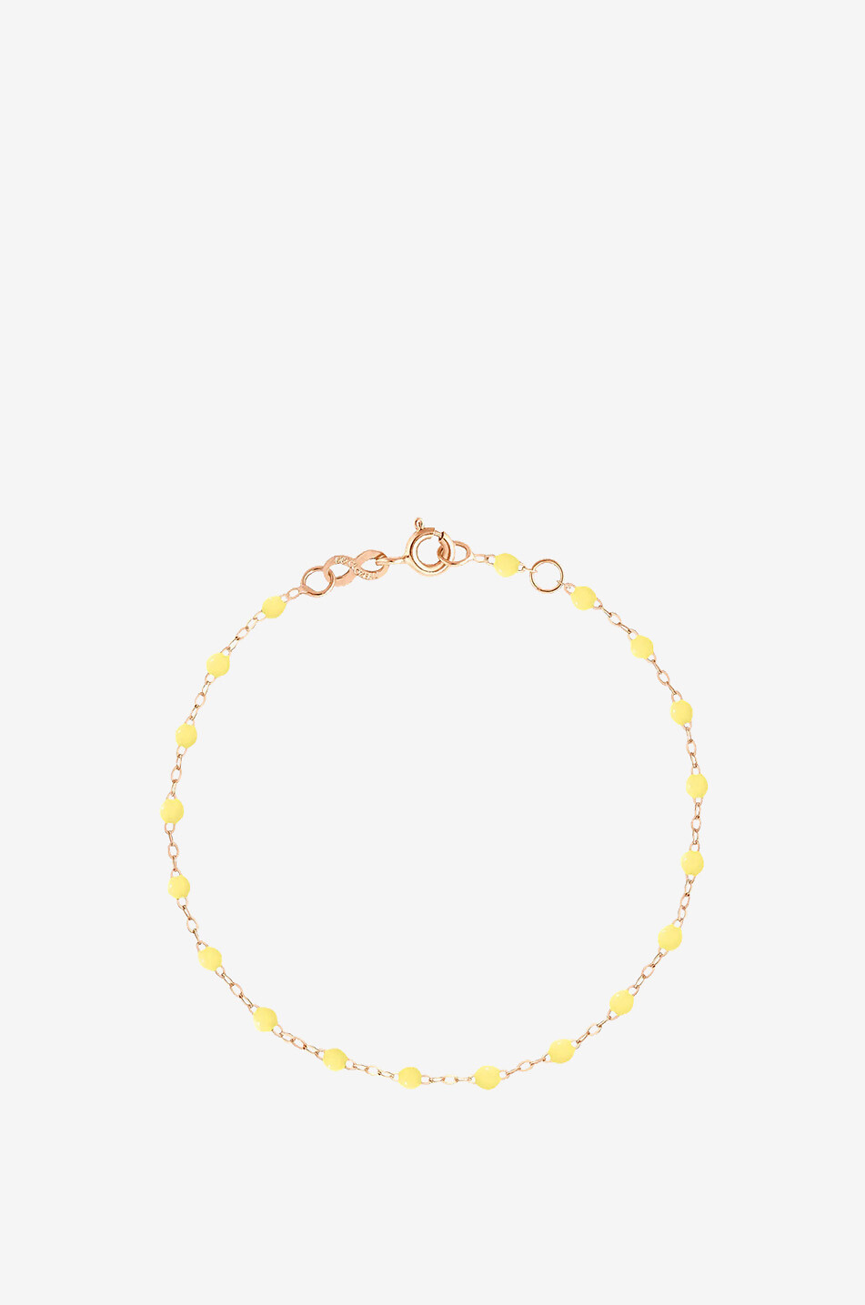 GIGI CLOZEAU Classique Gigi Mimosa pink gold and resin bracelet Women YELLOW 1