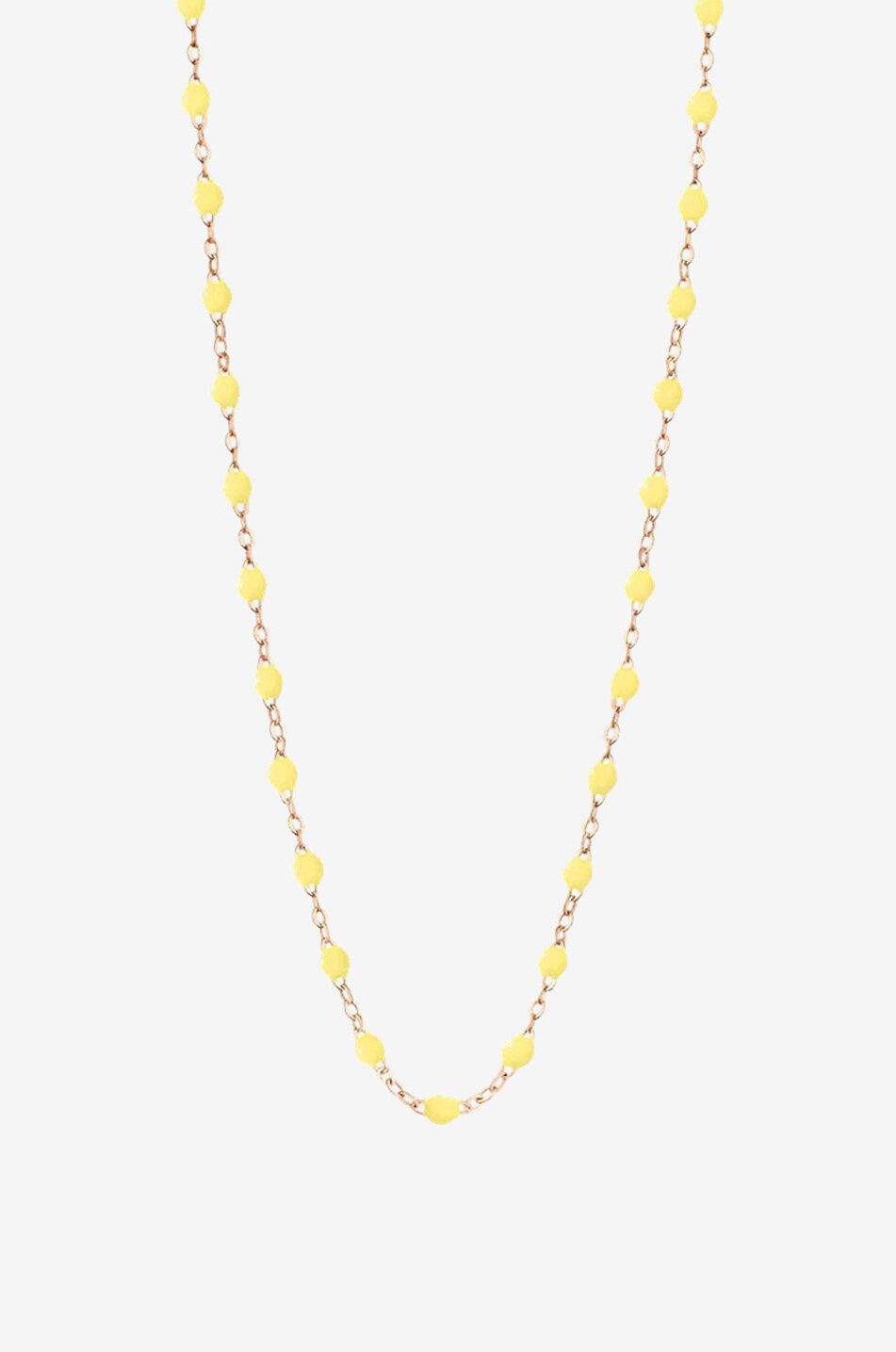 GIGI CLOZEAU Classique Gigi Mimosa pink gold necklace Women YELLOW 1