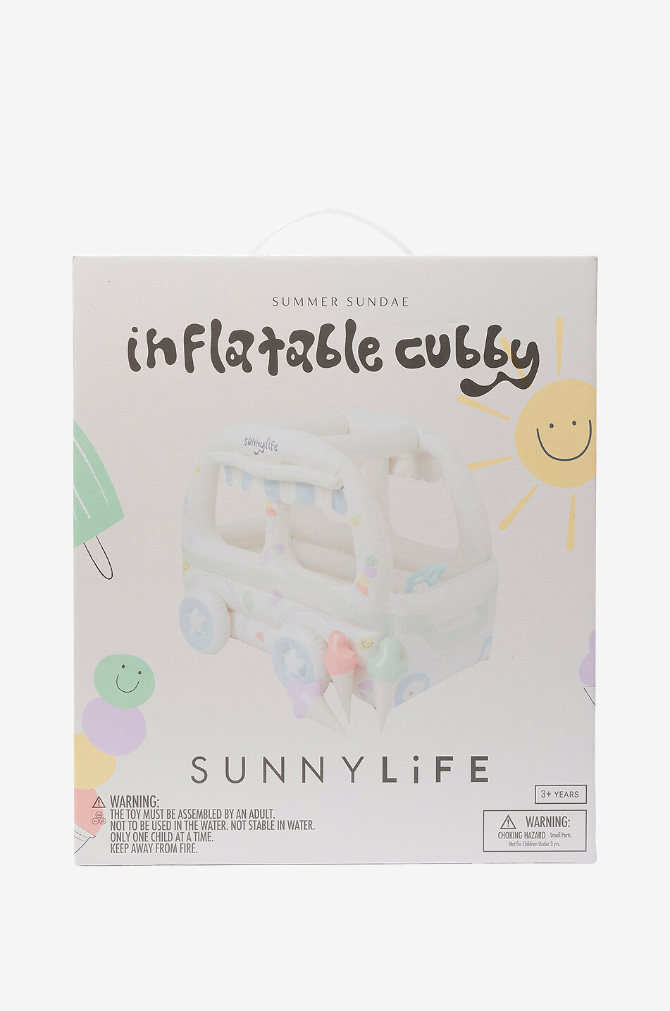 SUNNYLIFE Aufblasbarer Eiswagen für Kinder Summer Sundae Haus BUNT 5