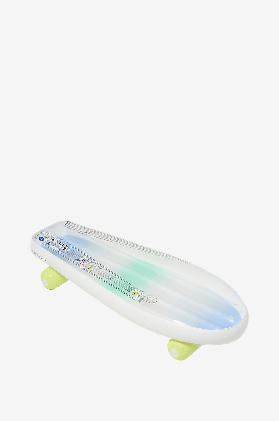 SUNNYLIFE Aufblasbare Kindermatratze Sea Kids Ride With Me Skateboard Haus HELLBLAU 2