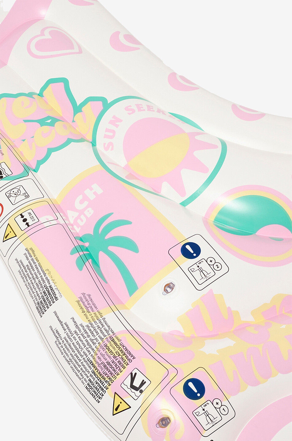 SUNNYLIFE Aufblasbare Luftmatratze für Kinder Summer Sherbet Haus BUNT 3