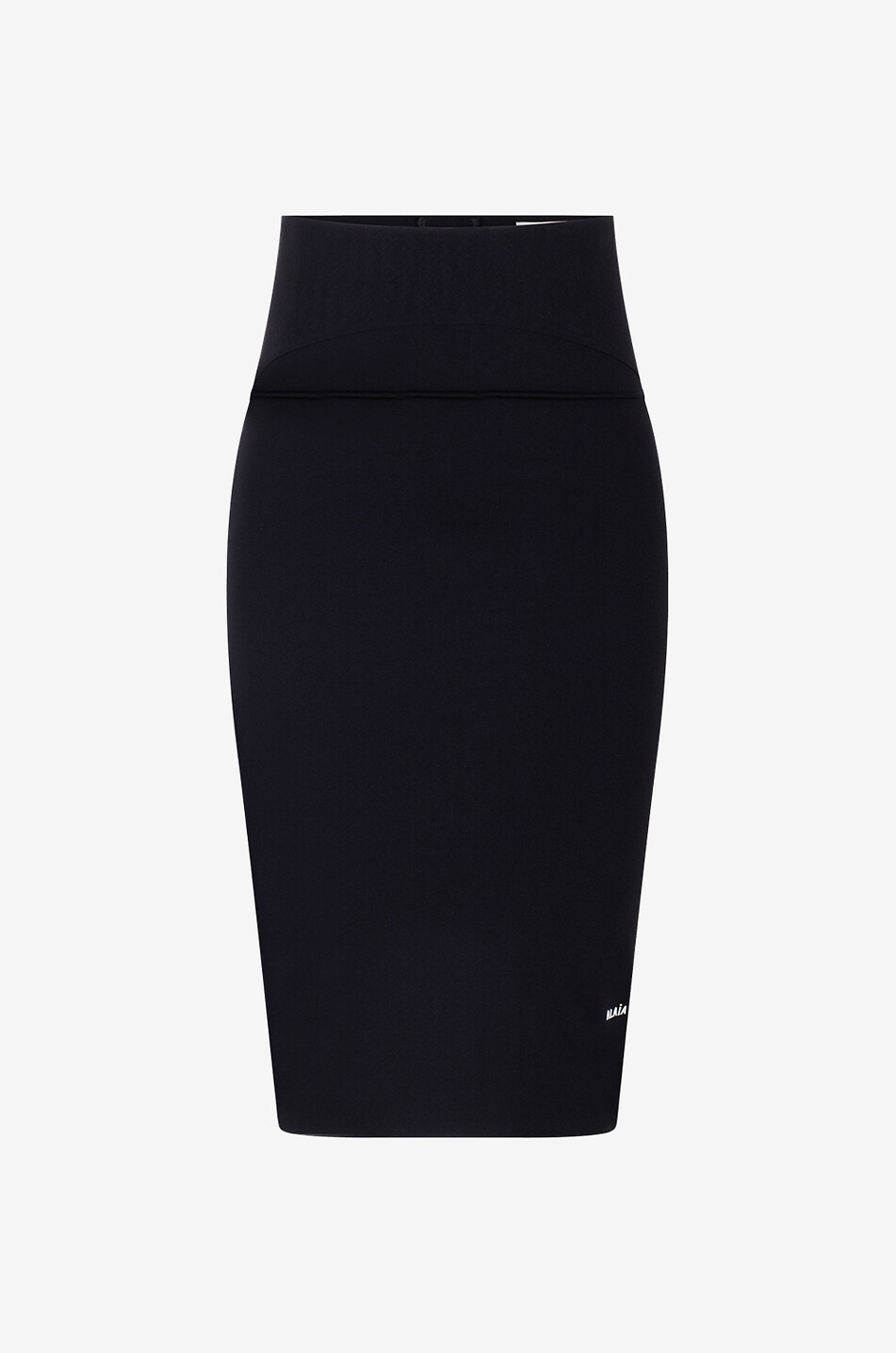 Sculpting jersey logo adorned tube skirt