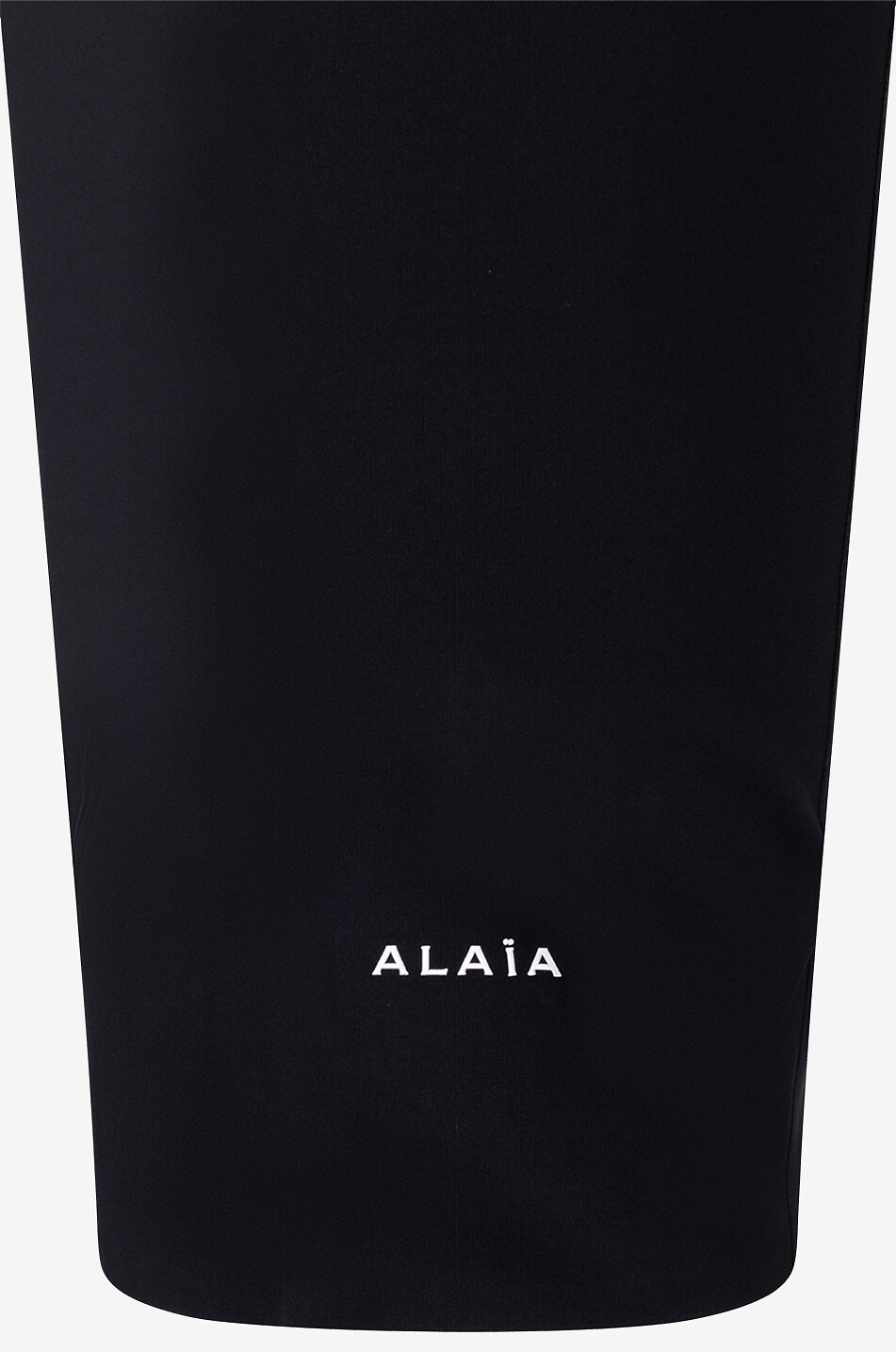 ALAÏA Schlauchrock aus Jersey mit Logomotiv Sculpting Damen SCHWARZ 3