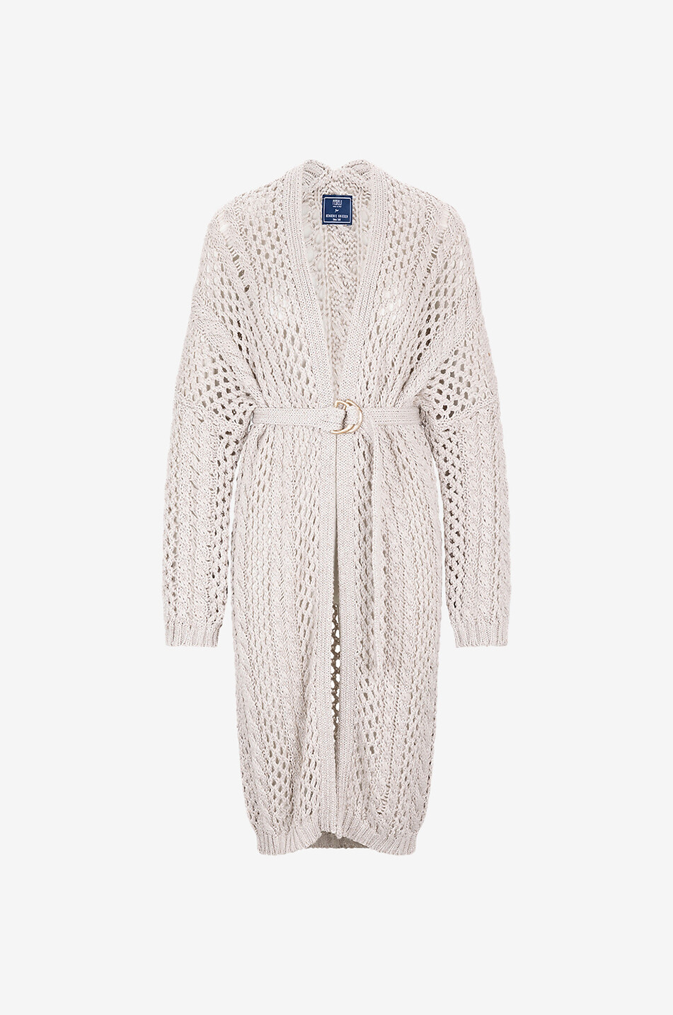 Cardigan long en coton et soie Fuore