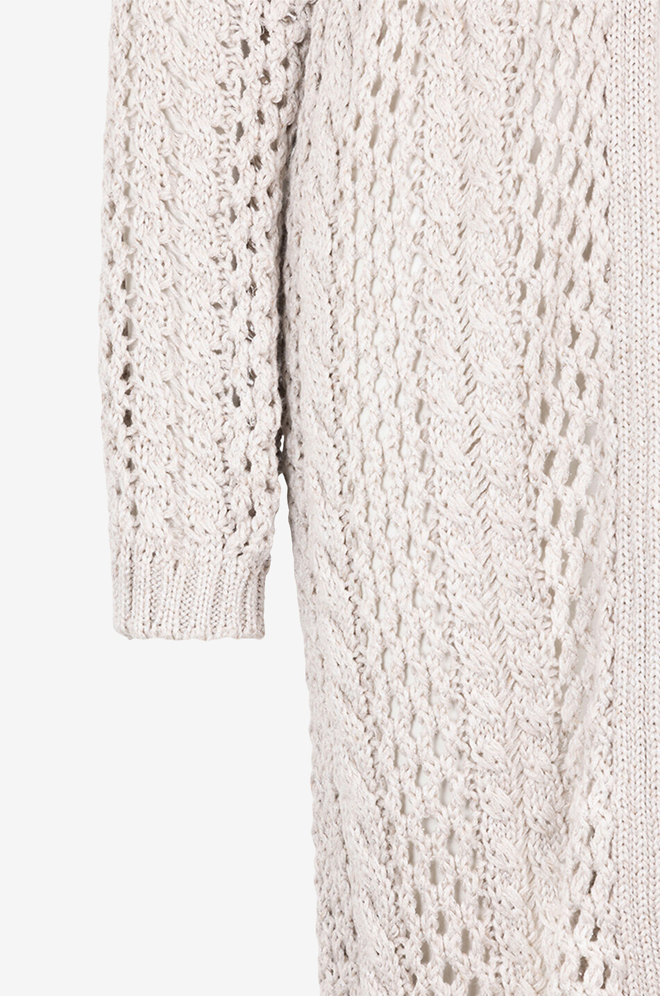 Cardigan long en coton et soie Fuore