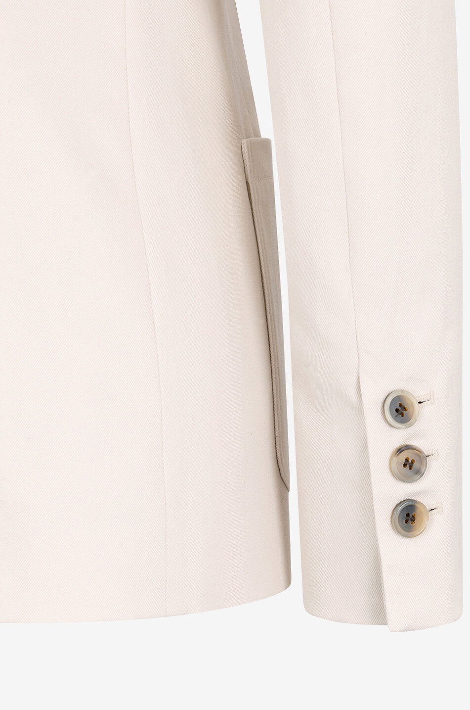 Blazer en denim Cream