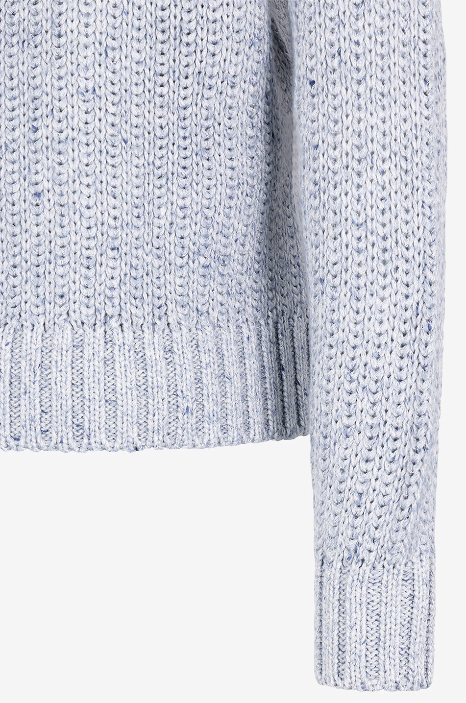 FEDELI Ribera knit bomber jacket Women LIGHT BLUE 3