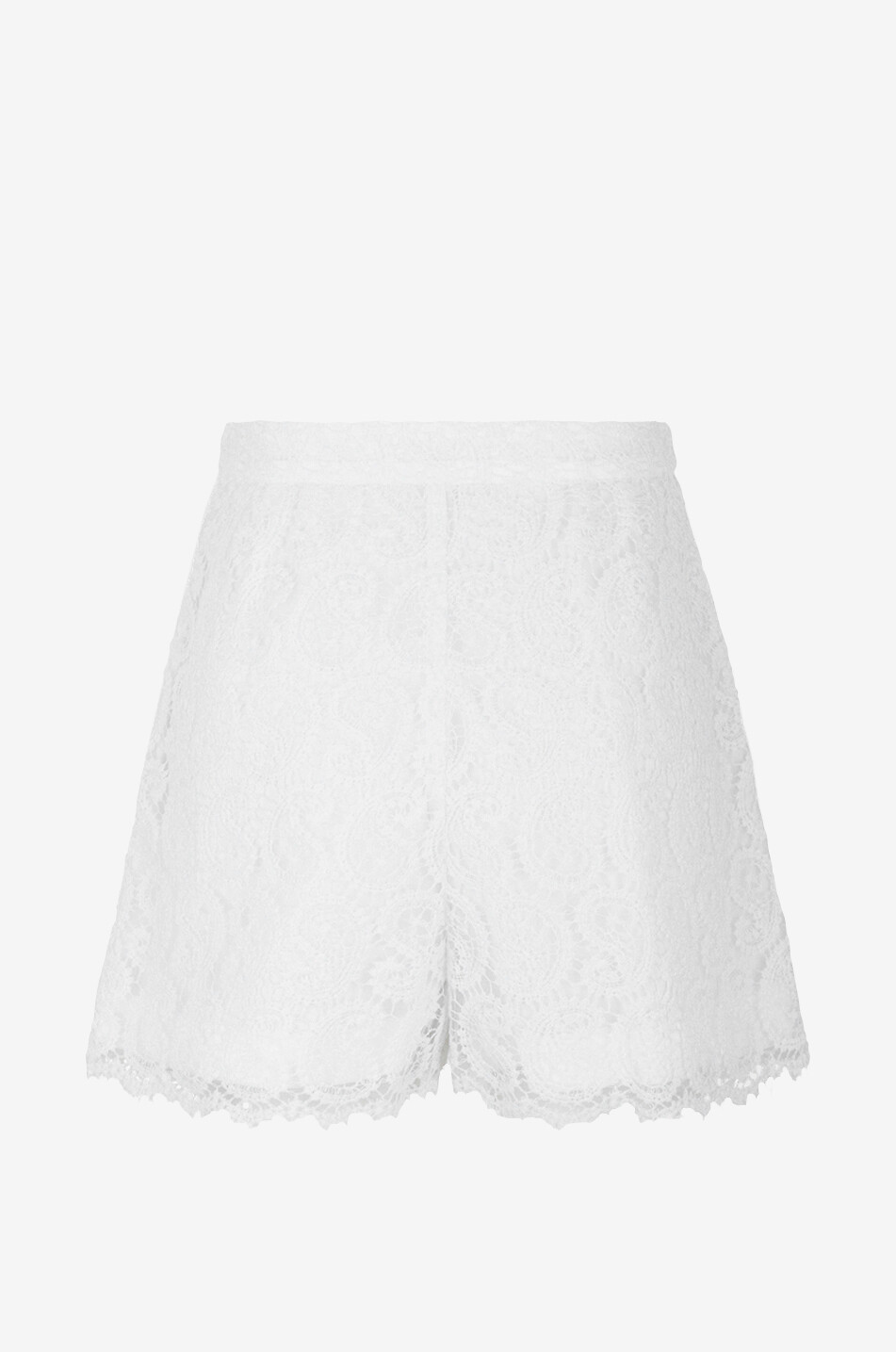 Short en macramé motif Paisley