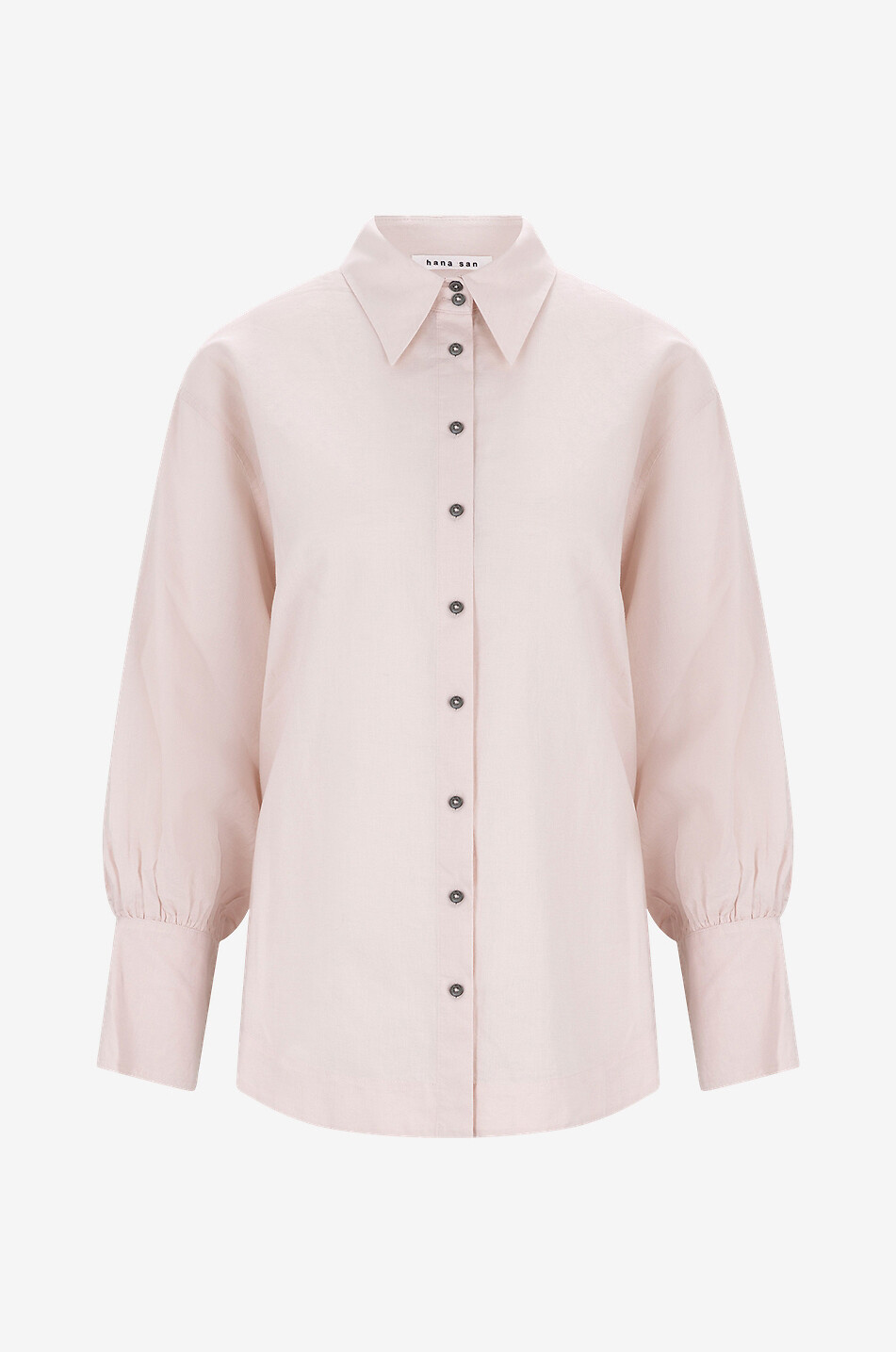 Chemise à manches longues en coton lin Ivana