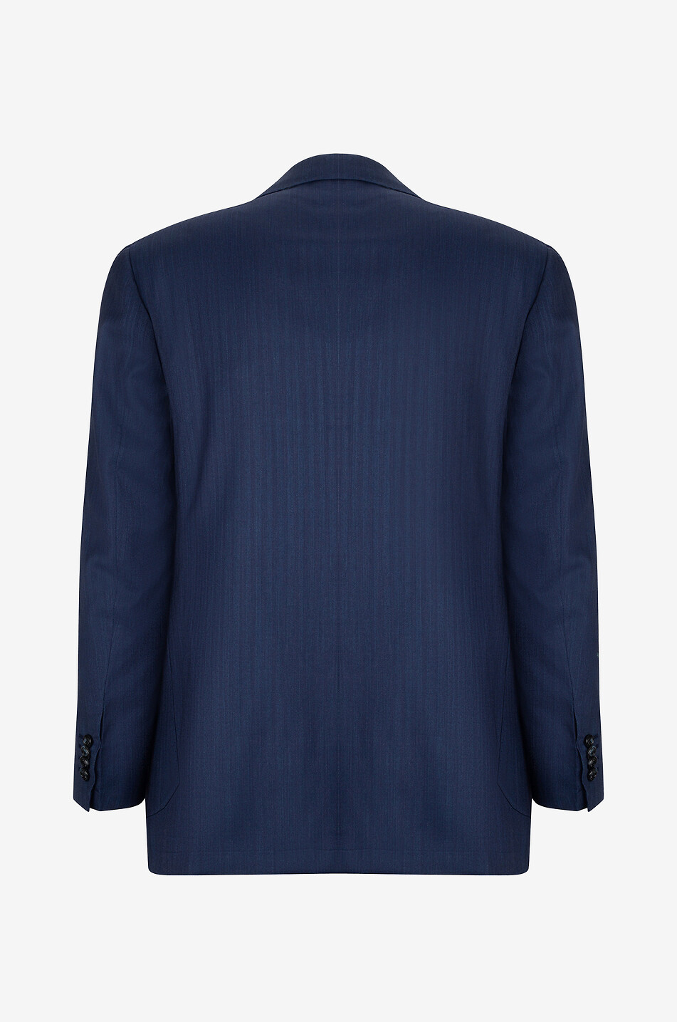 KITON Anzug aus Wolle und Seide mit texturierten Fischgräten Herren DUNKELBLAU 2