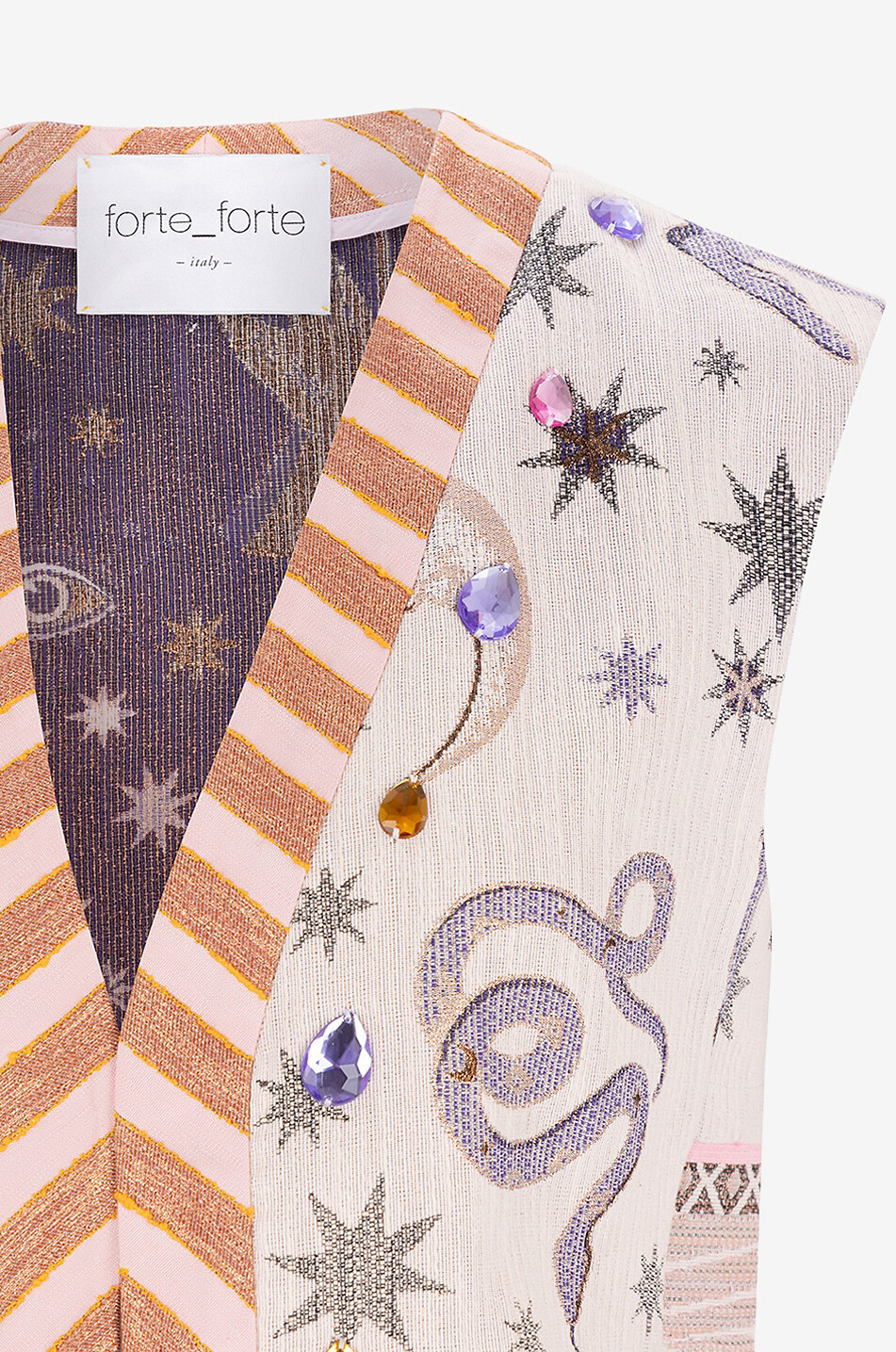 Gilet en jacquard Love Alchemy