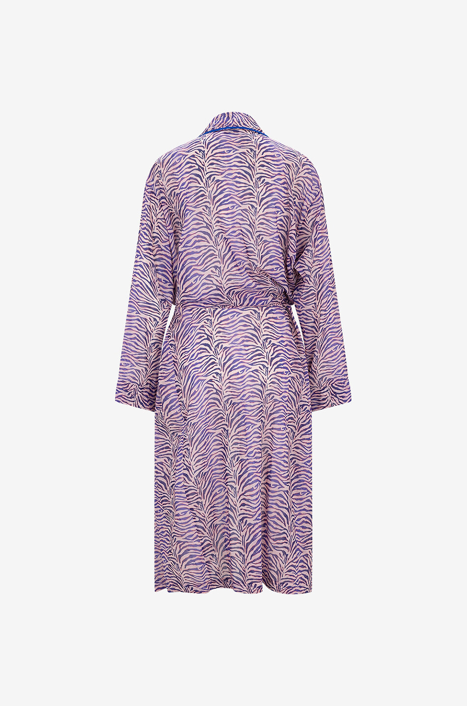 Heartbeat cotton and silk voile kimono