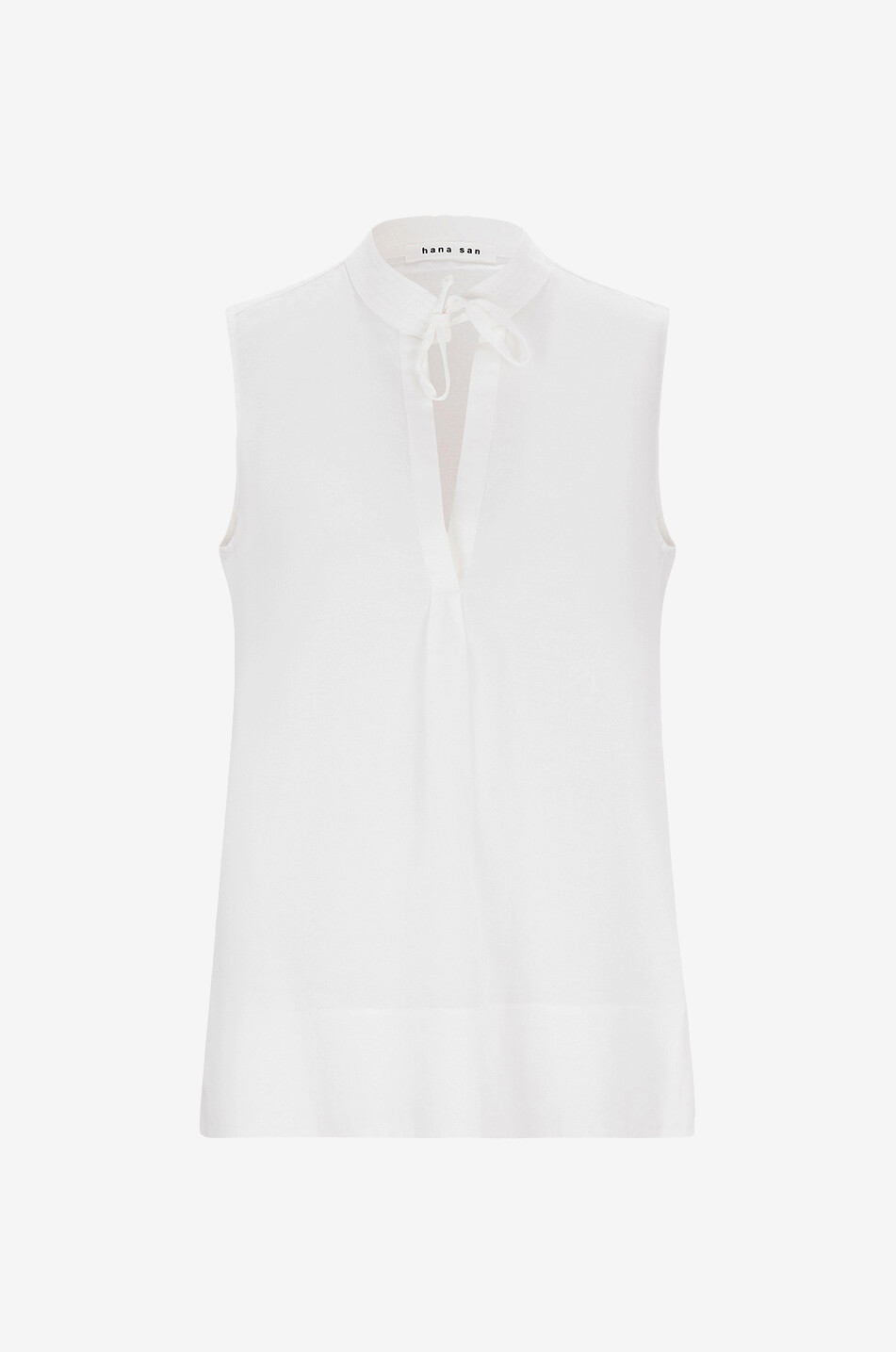 Top sans manches en coton lin Pedro