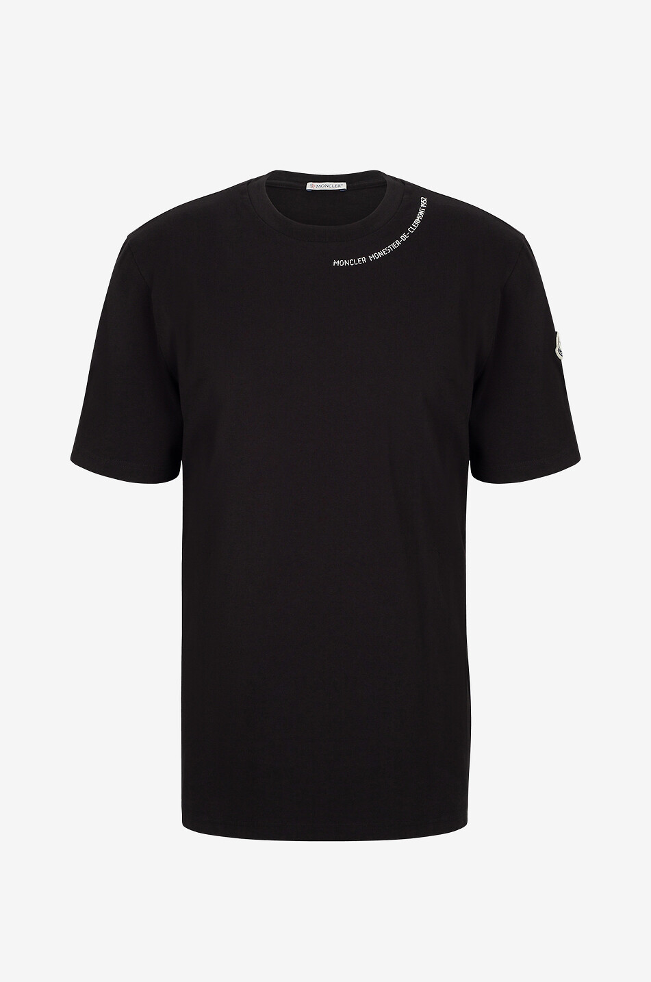 MONCLER Monestier-de-Clermont 1952 printed short-sleeved T-shirt Men BLACK 1
