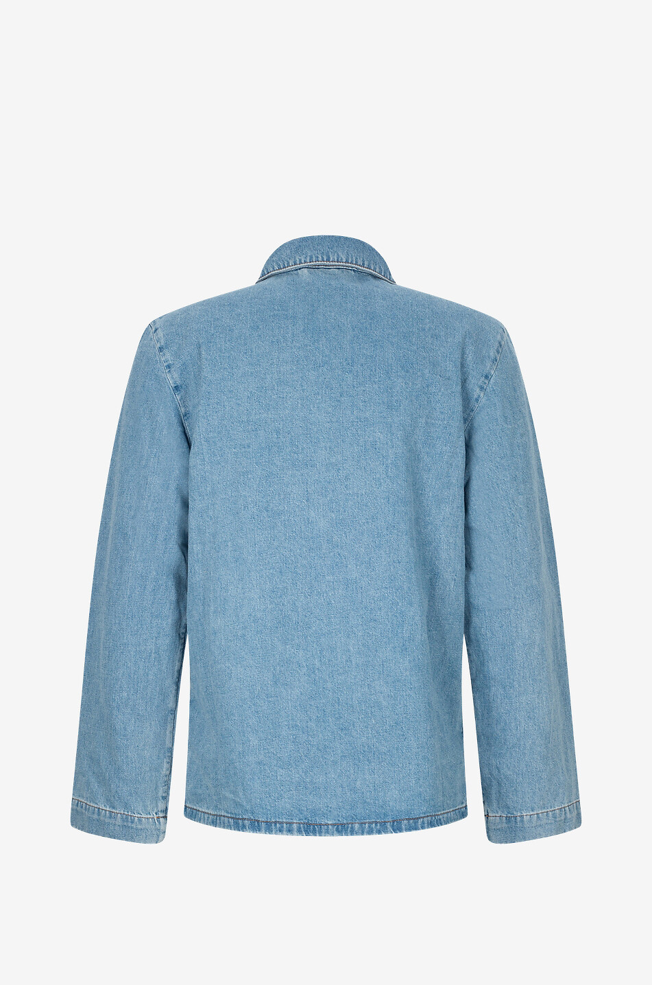 A.P.C. Kerlouan recycled denim shirt jacket Men LIGHT BLUE 2
