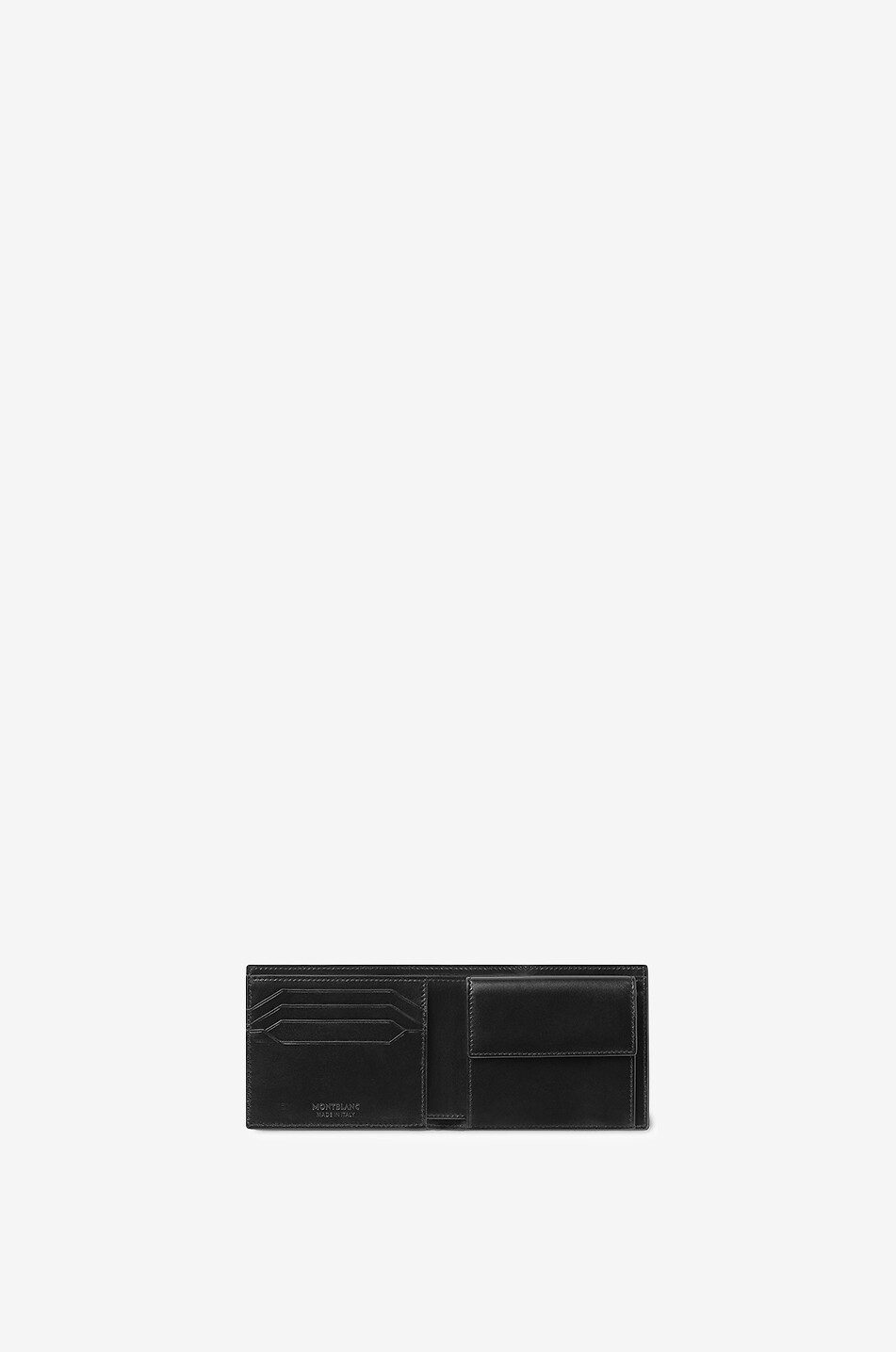 MONTBLANC Brieftasche mit Münzfach aus Leder Meisterstück 4cc Herren SCHWARZ 2