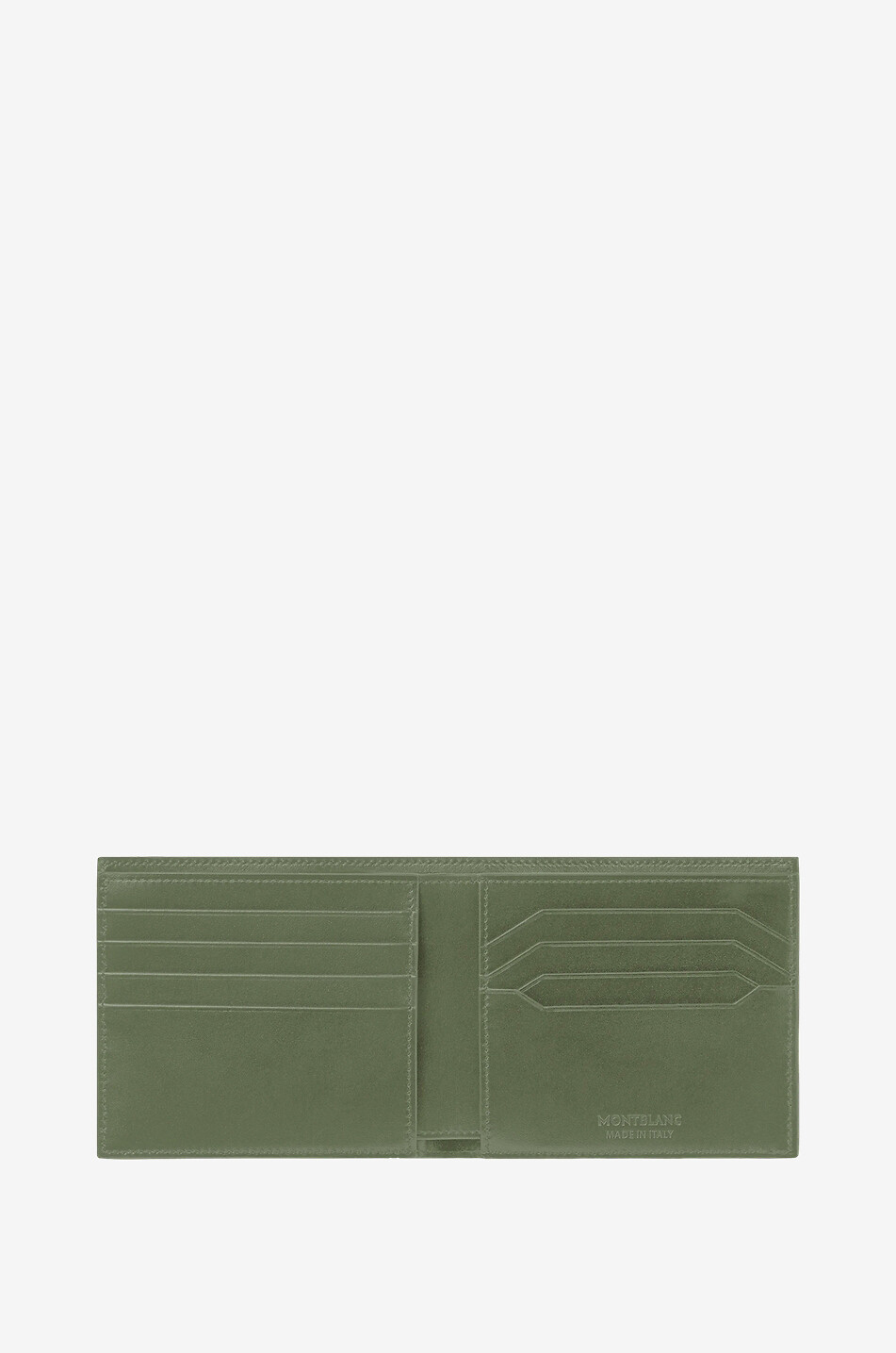 MONTBLANC Meisterstück 8cc Clay smooth leather wallet Men LIGHT GREEN 2