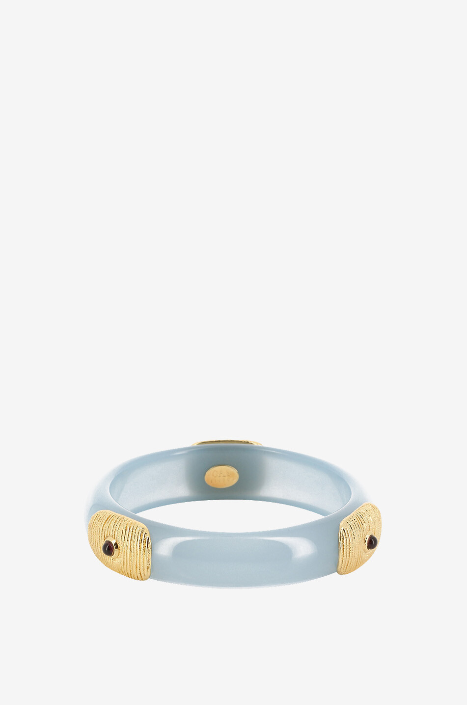 GAS BIJOUX Jonc épais en acétate Medknes Femme BLEU CLAIR 1