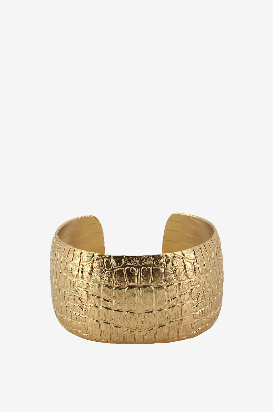 GAS BIJOUX Manchette texturée dorée Wild GM Femme DORE 1