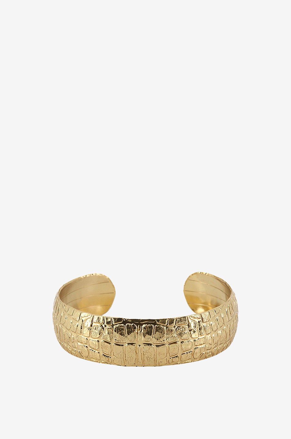 GAS BIJOUX Manchette texturée dorée Wild MM Femme DORE 1