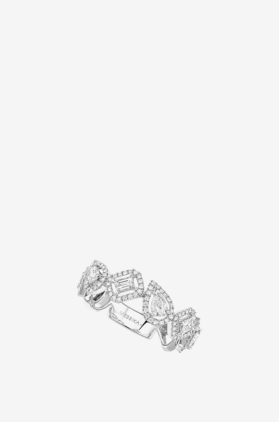 MESSIKA Alliance My Twin white gold and diamond ring Women WHITE 1