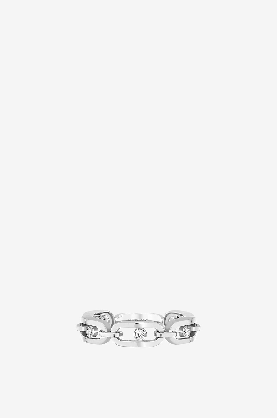 MESSIKA Bague en or blanc Move Link Multi Femme BLANC 2