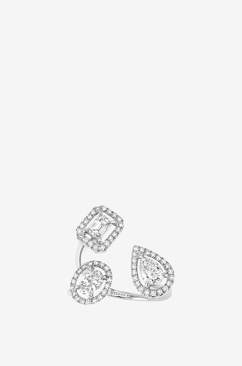 MESSIKA Offener Weissgold- und Diamantring My Twin Trilogy Damen WEISS 1